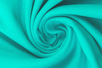 Bündchen "Heike" by Swafing, Strickschlauch, türkis, aqua, 0,5 m